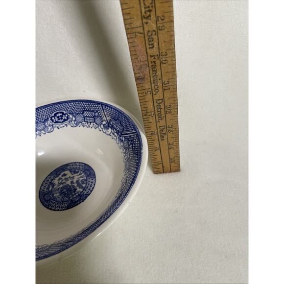 9 Inch Blue Willow Ware Vegetable Bowl by ROYAL China (USA) - Picture 4 of 5